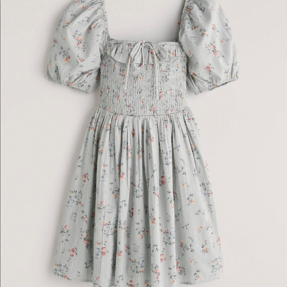 Abercrombie & Fitch Smocked Bodice Mini Dress NWT